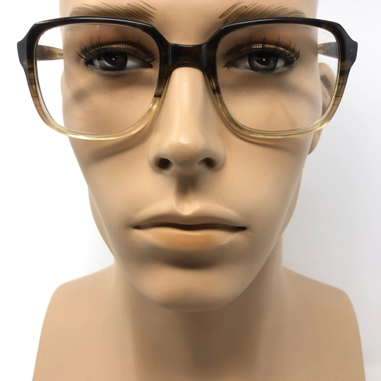 Vintage Geek Eyeglasses Kam Saturn Glasses Frame Brown Used Eyeglass Frames Retro