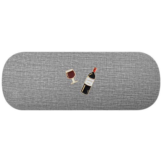 Wine Lover Glasses Case. Merlot Spectacle Cabernet Eyeglasses Pinot Sunglasses 18Th 21St Birthday Gift Stocking Stuffer