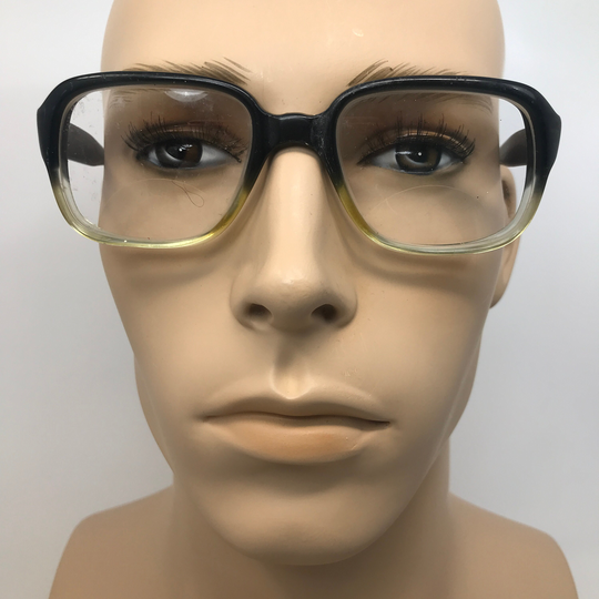 Vintage Geek Eyeglasses Brady Glasses Frame Black Used Eyeglass Frames Retro