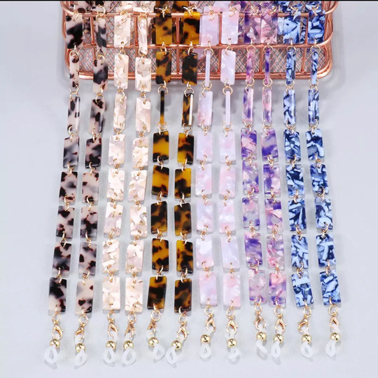 Acetate Glasses Chain For Women Acrylic Sunglasses Chains Face Mask Lanyard Straps Cords Eyeglasses Holder Neck Rope