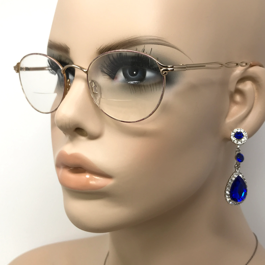 Vintage Specsavers Salena Eyeglasses Glasses Frame Gold Round Used Eyeglass Frames Retro