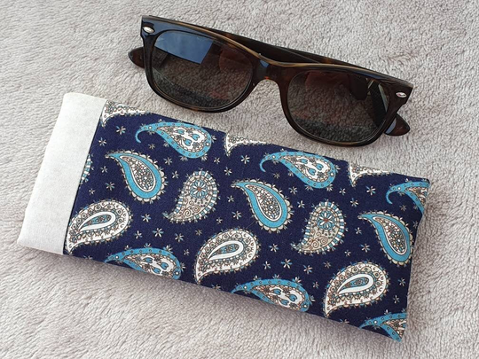 Padded Paisley Glasses Case, Adult Sun Eye Glass Foam Case