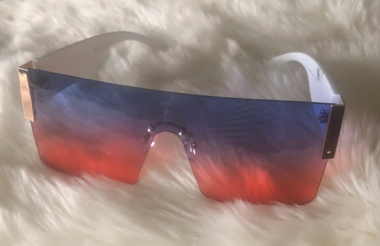 Sunglasses, Women Two-Tone Sunglasses