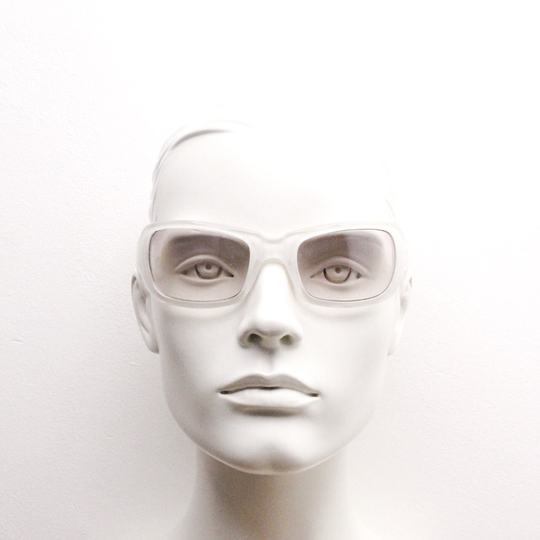 Y2K Vintage Rectangular Wrap Around Bug Eye Sunglasses. Curving Purple Shield Frame With Sky Blue Lenses. Rave. Super Hero Cosplay 2000S Nos