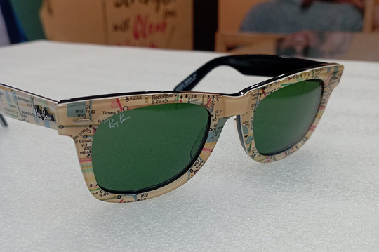 Ray-Ban Sunglasses Rb2140 Original Wayfarer Multi Art Frame Glasses