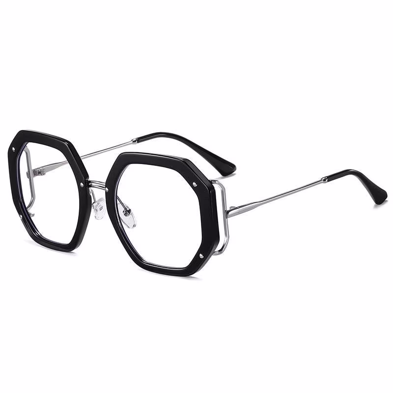Anti Blue Light Glasses | Hexagon Shaped Frames Oversized