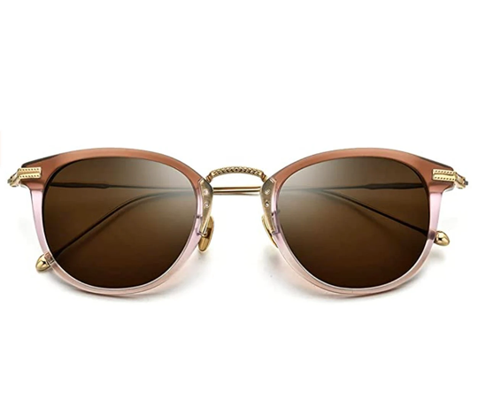 Tea Brown Zero Gravity Titanium Acetate Polarized Sunglasses