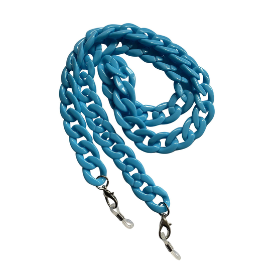 Turquoise Chunky Big Oversized Chain Sunglasses Spectacle Glasses Cord Holder