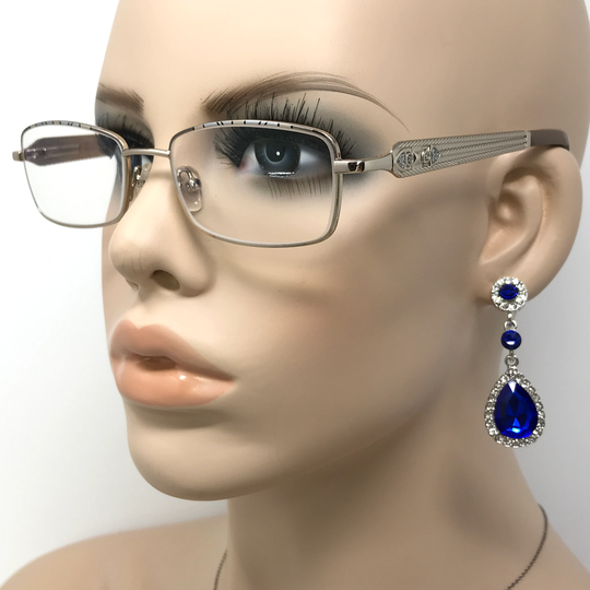Vintage Lm014 Ladies Eyeglasses Glasses Frame Gold Rectangular Used Eyeglass Frames Retro