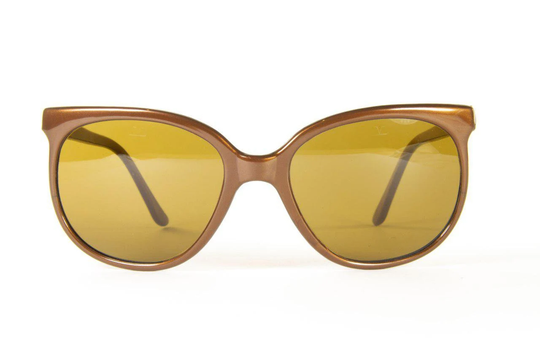 Vintage 1980's Vuarnet 002 Brown Metalize | Orlux Cat Eye Sunglasses Px2000 Mineral Lens