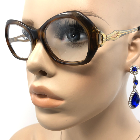 Vintage Superstar Eyeglasses Glasses Frame Brown Square Used Eyeglass Frames Retro