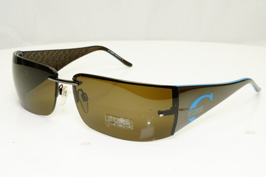 Authentic Just Cavalli Mens Womens Vintage Sunglasses Brown Jc 1S 892 34801
