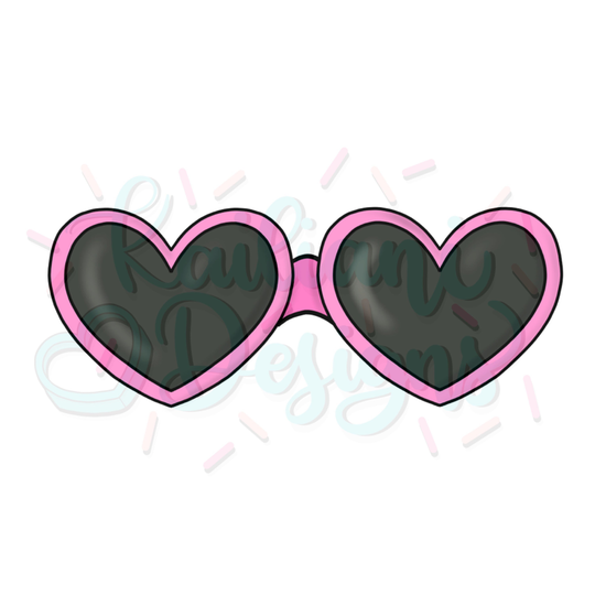 Heart Sunglasses 3D Cutter