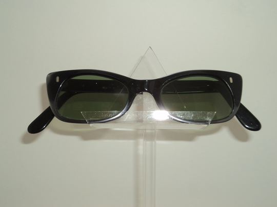 Vintage Perfix Sunglasses, Palm-Springs Style, Reconditioned; Gray Cat Eye Look; Made in Austria