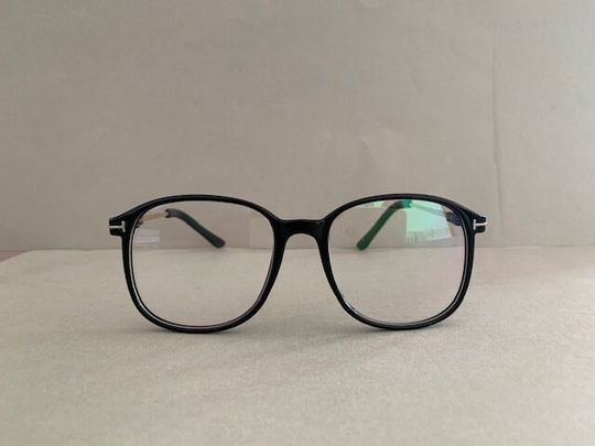 Vintage Chic Retro Oval Form Over Size Eyeglasses Frame Optical Eyewear Non-Prescription With Clear Lenses For Women Men-48