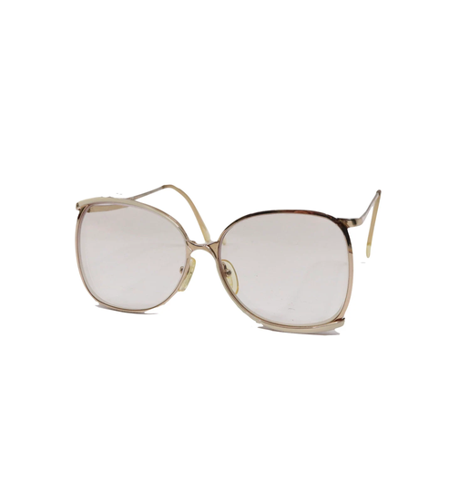 70S Streetwear Metal Large Round Gold Grandma Mom Glasses Eyeglasses, Vintage Glasses, 1970S Reading Womens