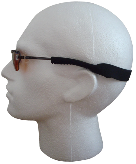 Black Adult Mens/Womens Neoprene Sports Glasses Sunglasses Strap Cord Holder