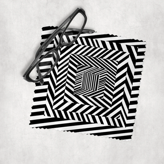 Trippy Blocks - Microfiber Lens Cleaning Cloth For Eyeglasses, Cameras, Smartphones & All Screens