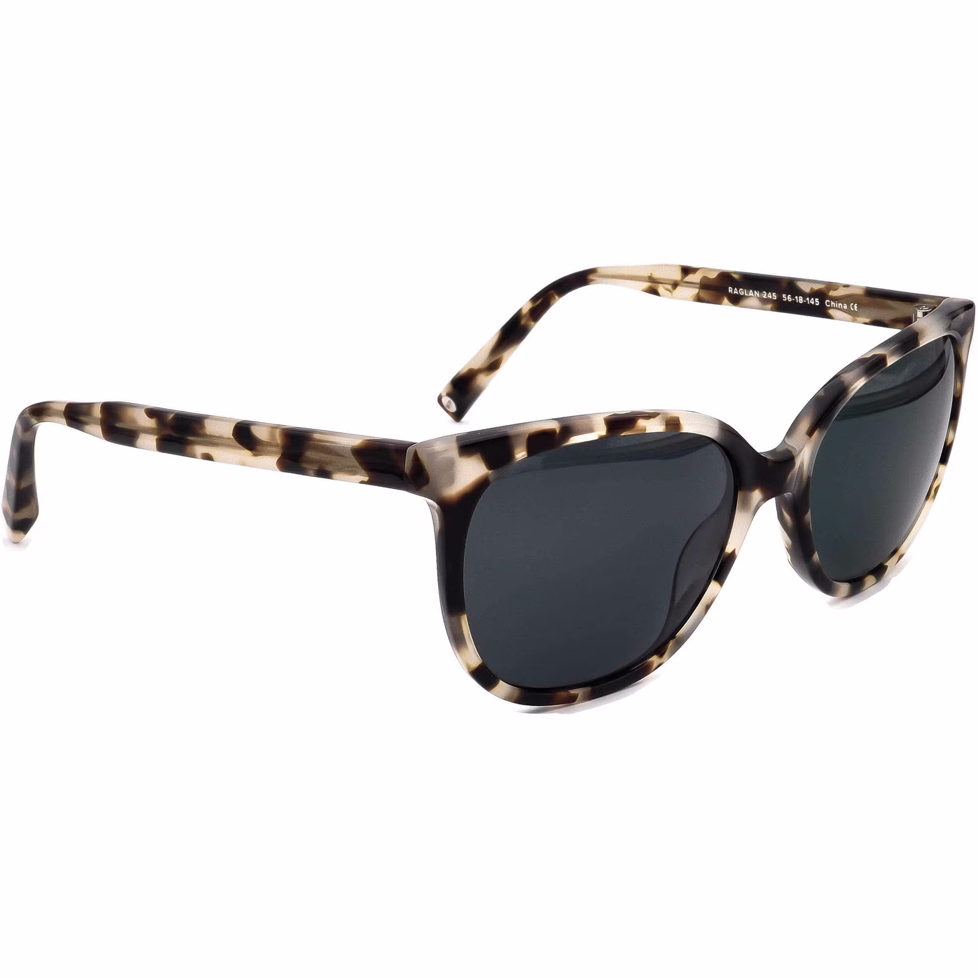 Warby Parker Women's Polarized Sunglasses Raglan 245 Pearled Tortoise 56 Mm