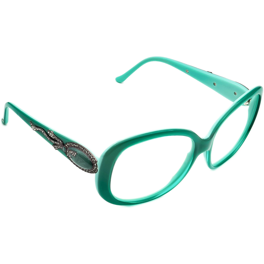 Judith Leiber Sunglasses Frame Only Jl1643 08 Green Square Japan 58 Mm Handmade