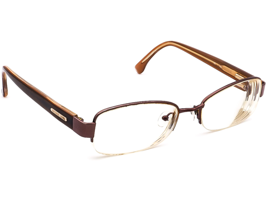 Michael Kors Women's Eyeglasses Mk316 210 Brown Half Rim Frame 52[]17 135