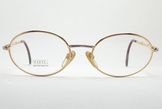 Gerald Genta Eyeglasses Pantos Colour Gold Silver Made in Italy