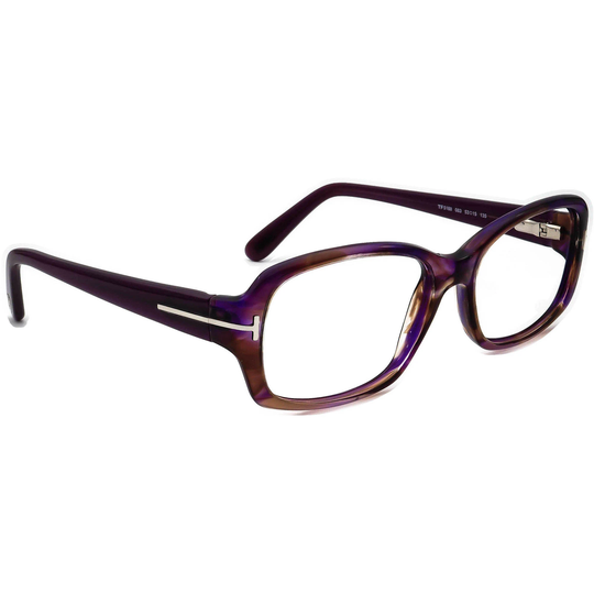 Tom Ford Women's Eyeglasses Tf5188 083 Purple Rectangular Frame Italy 53[]15 135