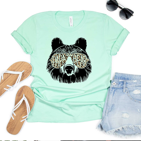 Papa Bear Sunglass Leopard, T-Shirt Dad Shirt Fathers Day Shirt, Gift For Dad, Husband Gift, Birthday, 5xl, 4xl