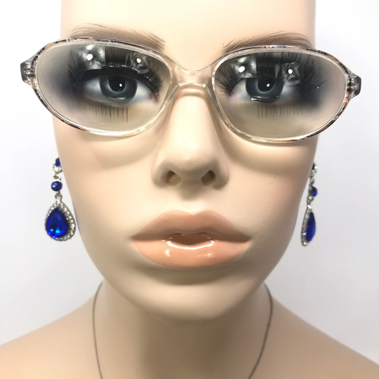 Vintage Boots Lois Eyeglasses Glasses Frame Brown Oval Used Eyeglass Frames Retro