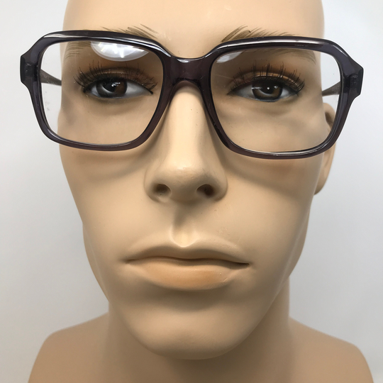 Vintage Geek Eyeglasses Albert Glasses Frame Purple Used Eyeglass Frames Retro