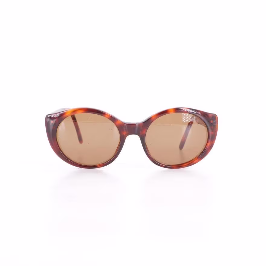 Vintage Ek Sunglasses With A Case.designer Sunglasses.emanuelle Khanh Mod Style Designer Sunglasses