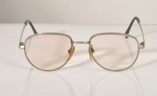 Vintage Row 5316 Eyewear, Silver Frame, Clear Lenses Rx Prescription . Rare Piece. Made in United Kingdom