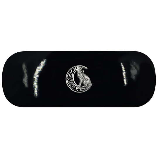 Wolf Glasses Case. Crescent Moon Spectacle Pentagram Reading Eyeglasses Celtic Sunglasses Viking Birthday Gift