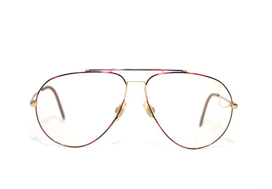 Rodenstock Aviator Eyeglasses 60-12-140 Large Eye Glasses Drop Shape Lenses Men's Free Shipping Rx Light Weight 7062 New Old Stock Gold