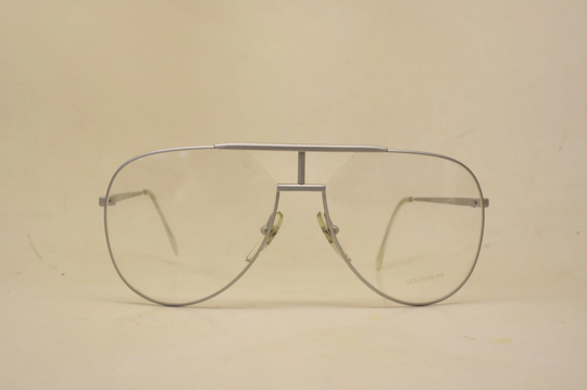 Vintage Cool Silver Colourline Eyeglasses Unused New Old Stock Eyewear 1980S