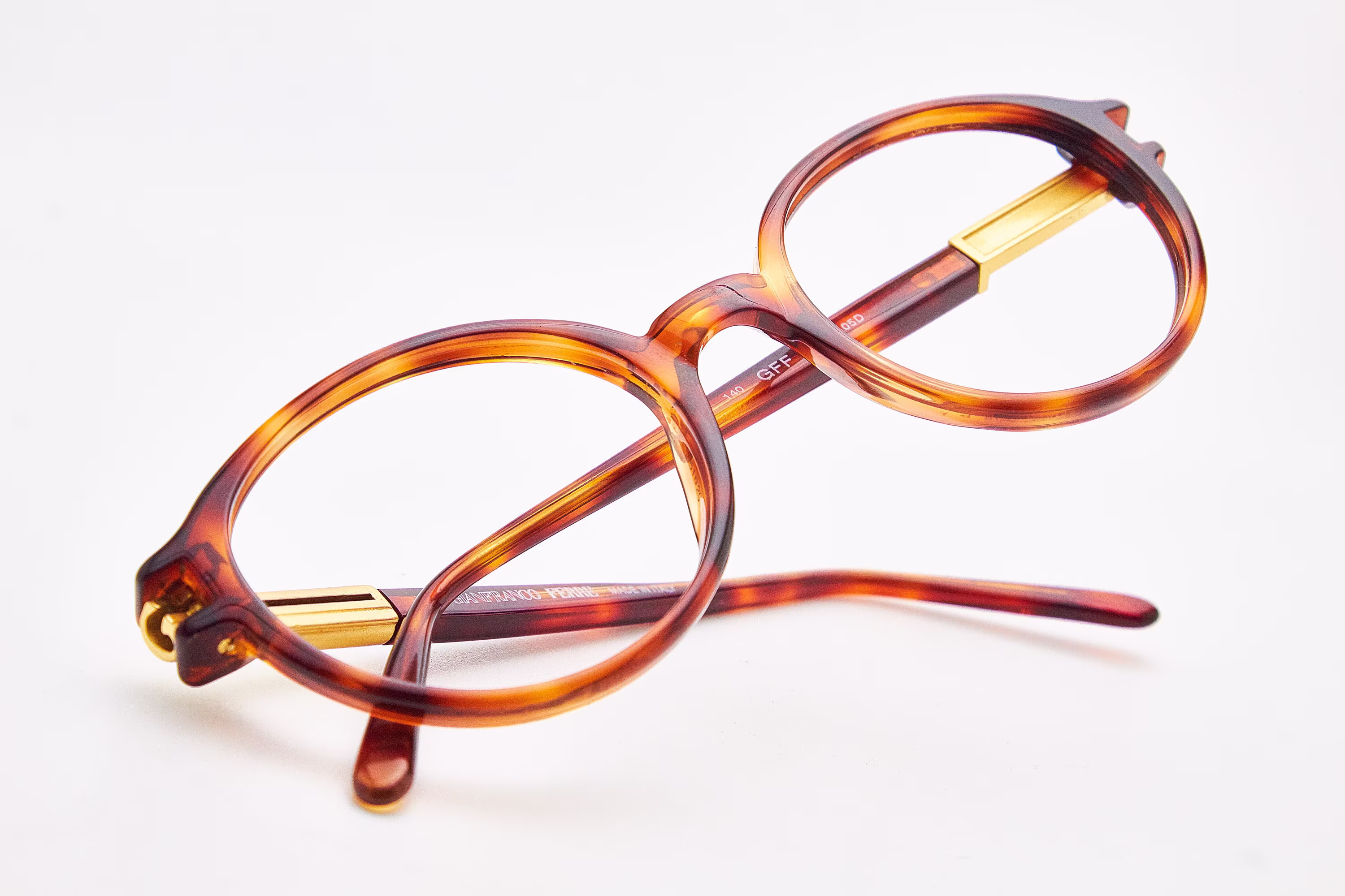 Vintage Eyewear Gianfranco Ferre 301 Glasses Frame Occhiali Sunglasses Woman Classis Metl