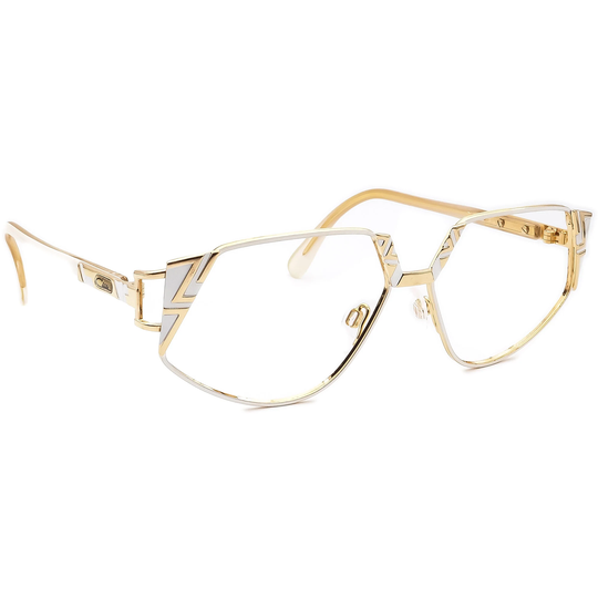 Cazal Women's Sunglasses Frame Only Mod. 238 White/Gold 61 Mm