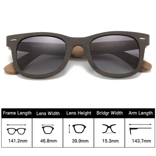 Wood Style Square Sunglasses Prescription Glasses Groomsmen Proposal Eye Frame