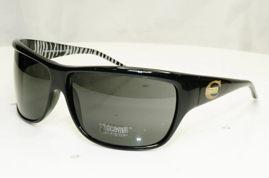 Authentic Just Cavalli Mens Womens Vintage Sunglasses Black Jc 16S B5 35084
