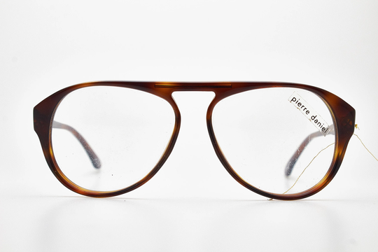 Vintage Man Eyewear Pierre Daniel 502-R Oversize Aviator Plastic Frame Man's Woman Glasses Elegant Sunglasses Retro 80