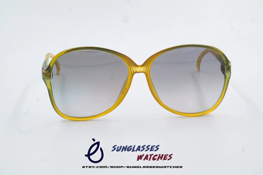 Saphira 4042 Optyl Made in Germany Oversized Sunglasses/Good Condition 1970S Vintage Men Women
