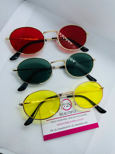 Retro Sunglasses, Oval Sunglasses Women, Y2K 90S 80S Vintage Styles Red Matt Murdock Cosplay Glasse