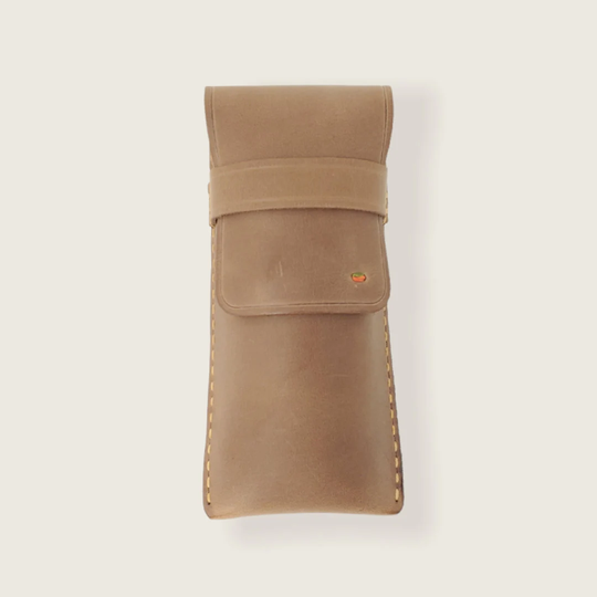 Leather Glasses Case, Eyeglass Sunglasses Genuine Eyeglasses Case For Men & Women