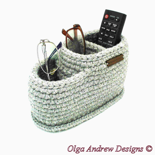 Large Oval Tall 2 Level Divided Glasses Phone Remote Stand Holder, Soft Nightstand Organizer, Holder, Bedside Holder, Olgaandrewdesigns