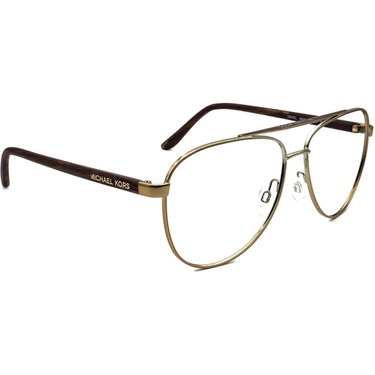 Michael Kors Sunglasses Frame Only Mk 5007 | Hvar 10432L Gold/Brown Aviator 59mm
