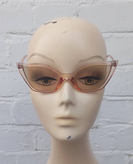 Sunglasses Clear 1950S Style Catseye Rockabilly