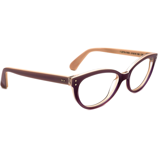 Jean Lafont Eyeglasses Oletta 7024 Purple Gradient Cat Eye France 51[]16 138