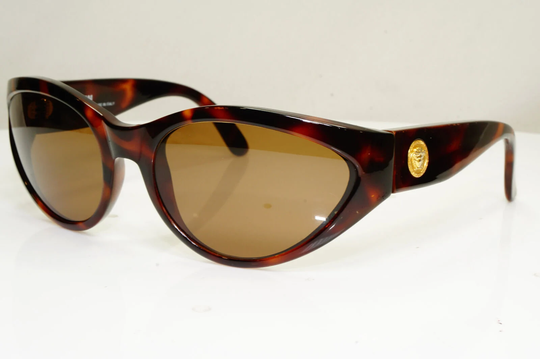 Authentic Gianni Versace Vintage Sunglasses Havana Medusa Mod 460 900To 29686