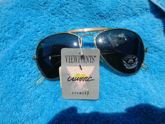 Aviator Polarized Sunglasses Wt Vintage