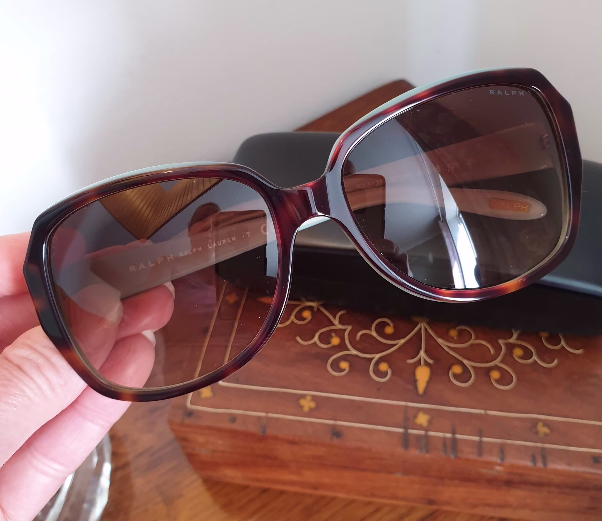 Vintage Ralph Lauren Sunglasses, Designer Y2K Pre-Loved, Ladies Glasses, Gifts For Women, Christmas Gift Her